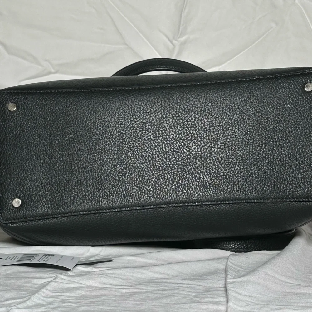 KATE SPADE NEW YORK LENA large triple compartment shoulder bag pebble leather